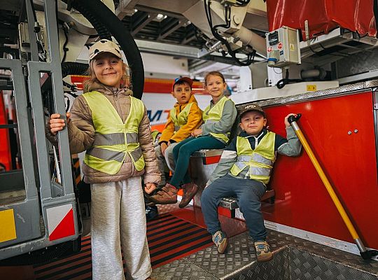 Wizyta na  Komendzie Powiatowej Państwowej Straży Pożarnej w Lęborku