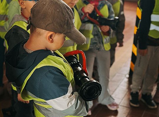 Wizyta na  Komendzie Powiatowej Państwowej Straży Pożarnej w Lęborku